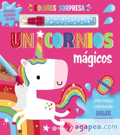 Colores sorpresa. Unicornios mágicos