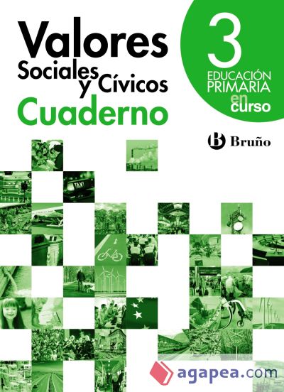 Cuaderno Valores sociales y cívicos, 3º Primaria