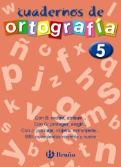 Portada de Cuaderno de Ortografía 5