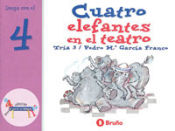 Portada de Cuatro elefantes en el teatro