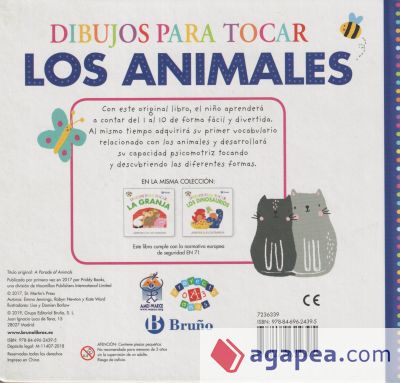 Dibujos para tocar. Los animales