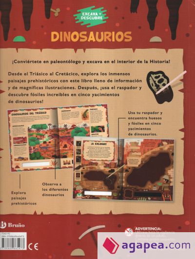 Excava y descubre: Dinosaurios