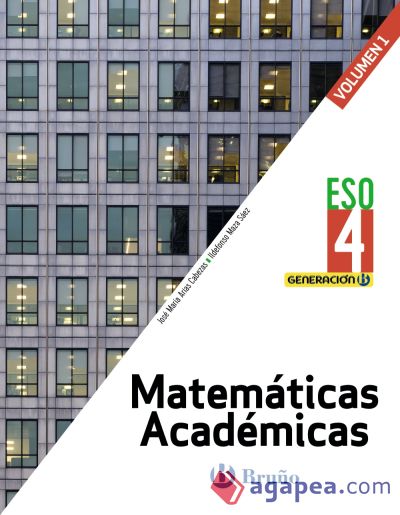 Generación B Matemáticas Académicas 4 ESO 3 volúmenes