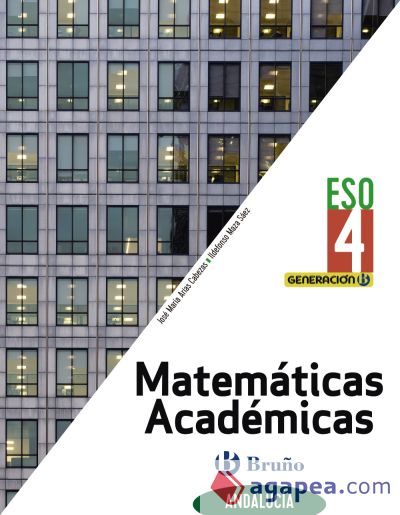 Generación B Matemáticas Académicas 4 ESO Andalucía (para centros bilingües)