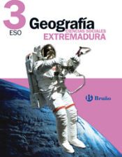 Portada de Geograf&iacute;a Ciencias Sociales 3 ESO Extremadura