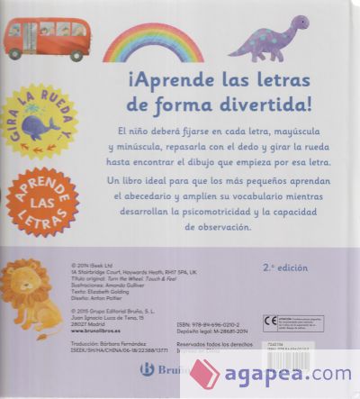 Gira la rueda y aprende las letras