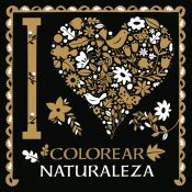 Portada de I LOVE colorear naturaleza