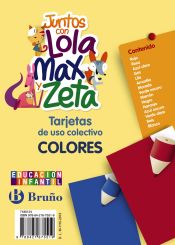 Portada de Juntos con Lola, Max y Zeta Tarjetas de colores