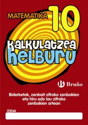 Portada de Kalkulatzea helburu 10 Biderketak, zenbait zifrako zenbakien eta hiru edo lau zifrako zenbakien artean