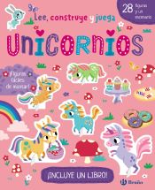 Portada de Lee, construye y juega. Unicornios