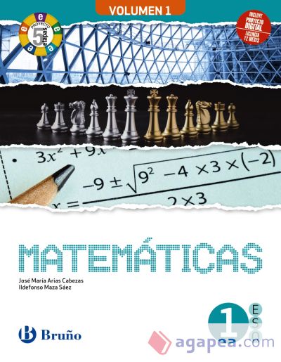 Matemáticas 1 ESO 3 volúmenes Proyecto 5 etapas