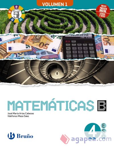 Matemáticas 4 B ESO 3 volúmenes Proyecto 5 etapas