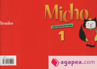 9788421651025 - Micho 2 Lectoescritura - Ed. Bruño