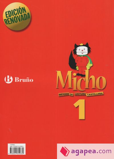 MICHO 2 METODO DE LECTURA CASTELLANA - PILAR  [ET AL.] MARTINEZ  BELINCHON; FELISA GARCIA GARCIA; MARIA ISABEL SAHUQUILLO SAHUQUILLO -  9788421650691 - EDITORIAL BRUÑO