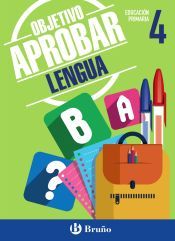 Portada de Objetivo aprobar Lengua 4 Primaria