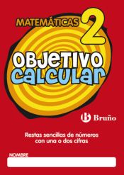 Portada de Objetivo calcular 2 Restas sencillas de números con una o dos cifras