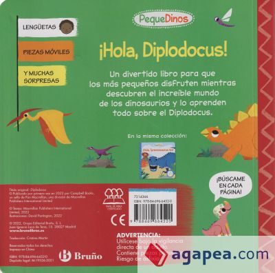 PequeDinos. ¡Hola, Diplodocus!