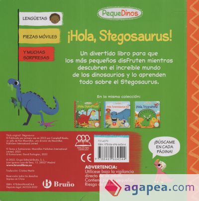 PequeDinos. ¡Hola, Stegosaurus!