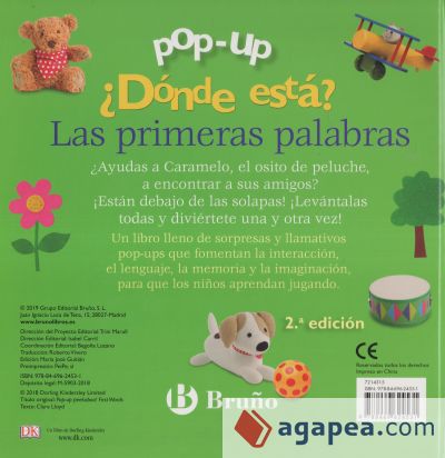 Pop-up. ¿Dónde está? Las primeras palabras