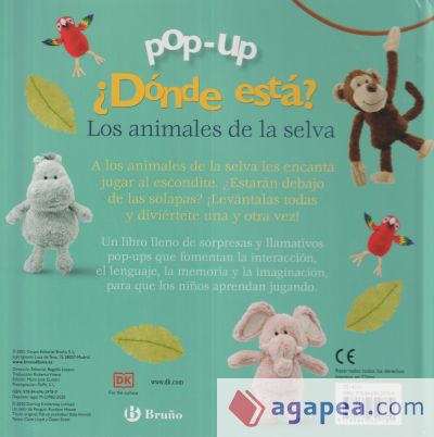 Pop-up. ¿Dónde está? Los animales de la selva