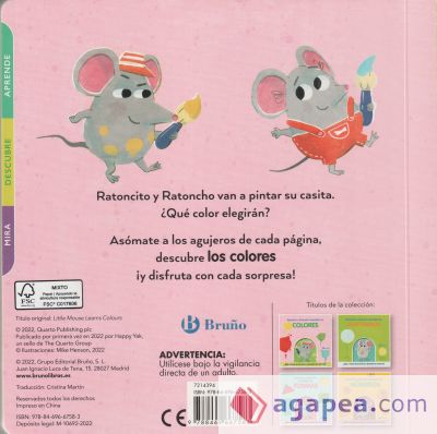 Ratoncito y Ratoncho aprenden los colores