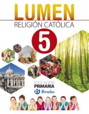 Portada de Religión católica Lumen 5 Primaria