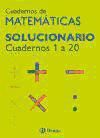 Portada de Solucionario Cuadernos de Matem&aacute;ticas 1-20