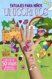 Portada de Tatuajes para niños. Unicornios