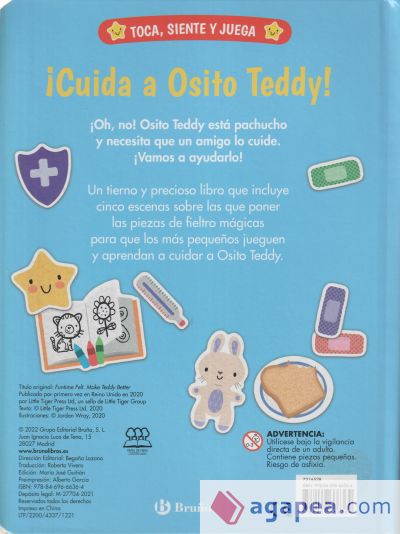 Toca, siente y juega. ¡Cuida a Osito Teddy!