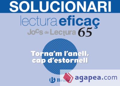 Torna¿m l¿anell, cap d ' estornell Solucionari