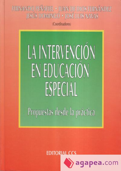 La intervencion en educacion especial