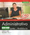 Administrativo (turno Libre). Junta De Andalucía. Temario Vol. V.. Oposiciones