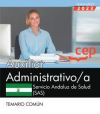 Auxiliar Administrativo/a. Servicio Andaluz De Salud (sas). Temario Común