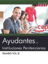 Ayudantes De Instituciones Penitenciarias. Temario Vol. Iii. Oposiciones