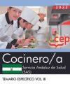 Cocinero/a. Servicio Andaluz De Salud (sas). Temario Específico. Vol.iii