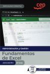 Manual. Fundamentos De Excel (adgg021po). Especialidades Formativas