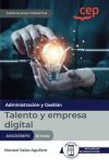 Manual. Talento Y Empresa Digital (adgd336po). Especialidades Formativas