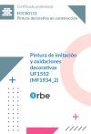 Uf1552: Pintura De Imitación Y Oxidaciones Decorativas. Mf1934_2 - Eocb0110