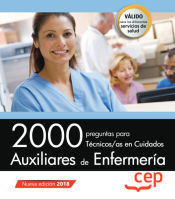 Portada de 2000 preguntas para Auxiliar de Enfermería