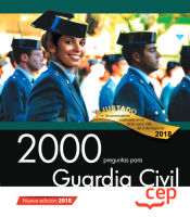 Portada de 2000 preguntas para Guardia Civil