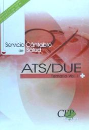 Portada de ATS/DUE Servicio Cántabro de Salud. Temario Vol. I