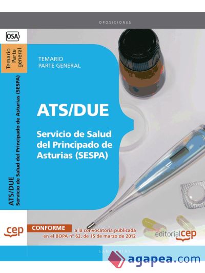 ATS/DUE del Servicio de Salud del Principado de Asturias (SESPA). Temario Parte General