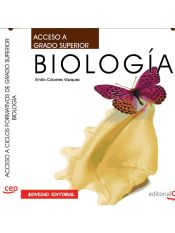 Portada de Acceso a Ciclos formativos de Grado Superior. Parte Específica Biología