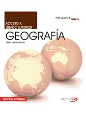 Portada de Acceso a Ciclos formativos de Grado Superior. Parte Específica Geografía