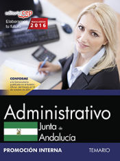 Portada de Administrativo Junta de Andalucía. Temario. Promoción Interna