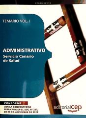 Portada de Administrativo del Servicio Canario de Salud. Temario Vol. I