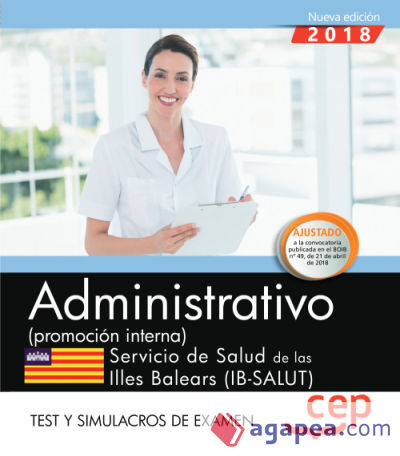 Administrativo (promoción interna). Servicio de Salud de las Illes Balears (IB-SALUT). Test y simulacros de examen