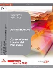 Portada de Administrativos Corporaciones Locales del País Vasco. Supuestos Prácticos