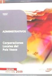 Portada de Administrativos Corporaciones Locales del País Vasco. Test