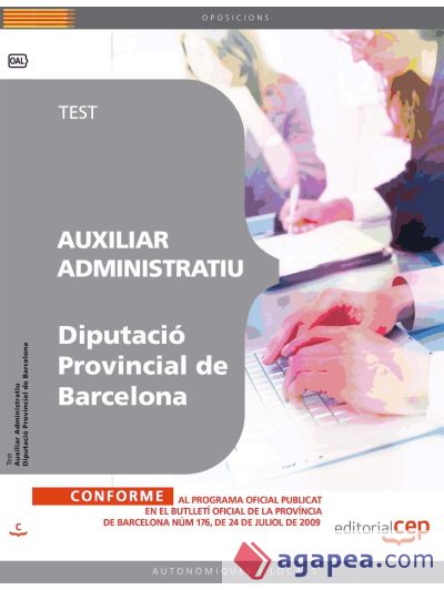 Auxiliar Administratiu Diputació Provincial de Barcelona. Test